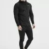 SikSilk Zonal- Sweater Met Rits - Black -Outlet SikSilk Winkel 00e9468a058e44f6be282b206132a0c2