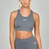 SikSilk Sports Performance Crop - Top - Grey 1 SikSilk Sports Performance Crop - Top - Grey -Outlet SikSilk Winkel 0309a37c77b0489bace6f6fd78b88fe1