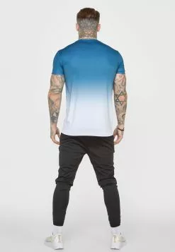SikSilk Fade - T-Shirt Print - Teal White -Outlet SikSilk Winkel 03de76301c204dae970f83b595bcfefc
