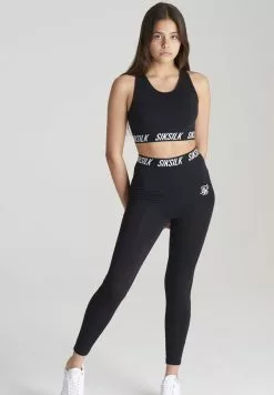 Siksilk Core Tape Bralette - Top - Black