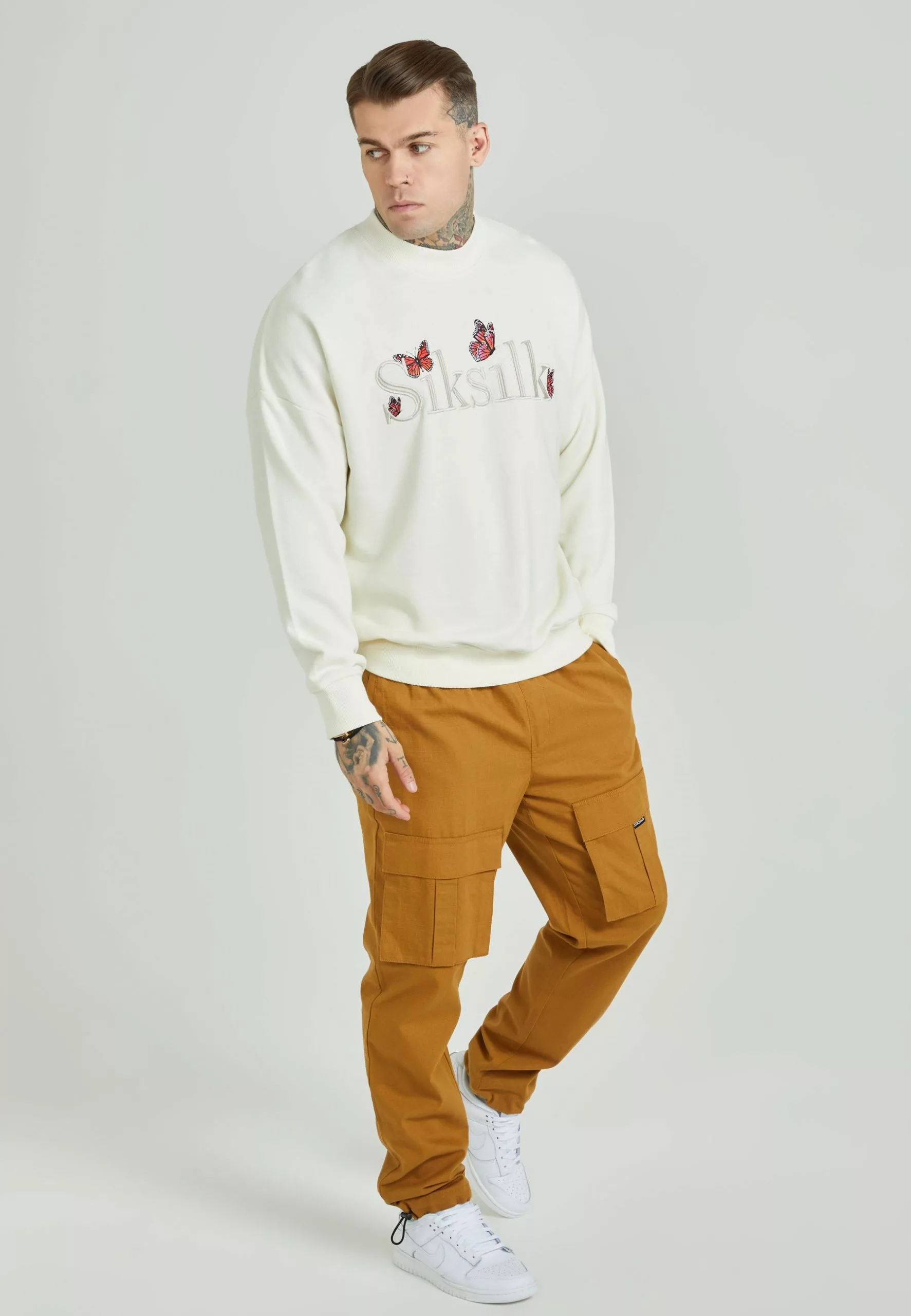 SikSilk Sweater - Ecru 4 SikSilk Sweater - Ecru - Afbeelding 2