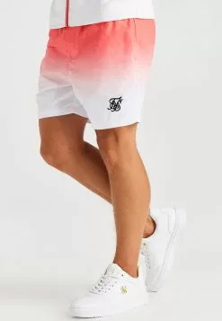 SikSilk Zwemshorts - Orange/White