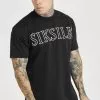 SikSilk Applique Logo - T-Shirt Print - Black 2 SikSilk Applique Logo - T-Shirt Print - Black -Outlet SikSilk Winkel 076e8a0bc4d14a00a27708d0eeeb4f64