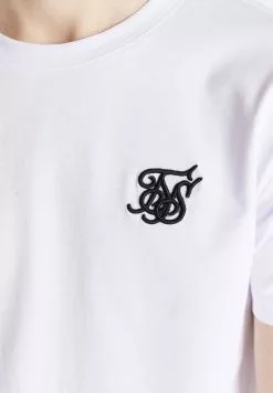 SikSilk Short Sleeve Tee - T-Shirt Basic - White -Outlet SikSilk Winkel 07c1f2c9d92f4ef489f12ba7332d5b69