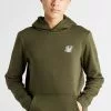 SikSilk Hoodie - Khaki -Outlet SikSilk Winkel 086a1c5c79b14471b455614dd83e3cd9