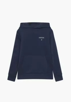 SikSilk Medley Overhead Hoodie - Longsleeve - Navy
