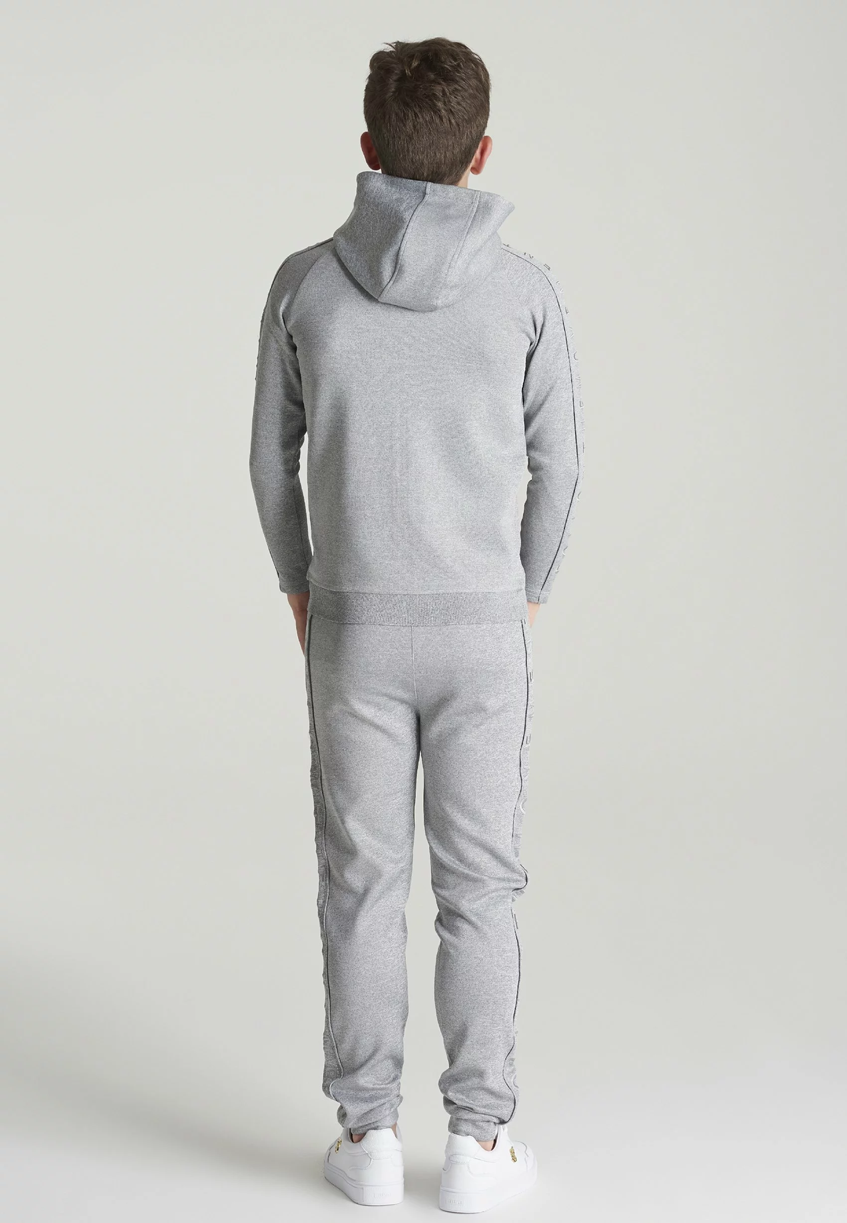 SikSilk Sweater Met Rits - Grey Marl 5 SikSilk Sweater Met Rits - Grey Marl - Afbeelding 3