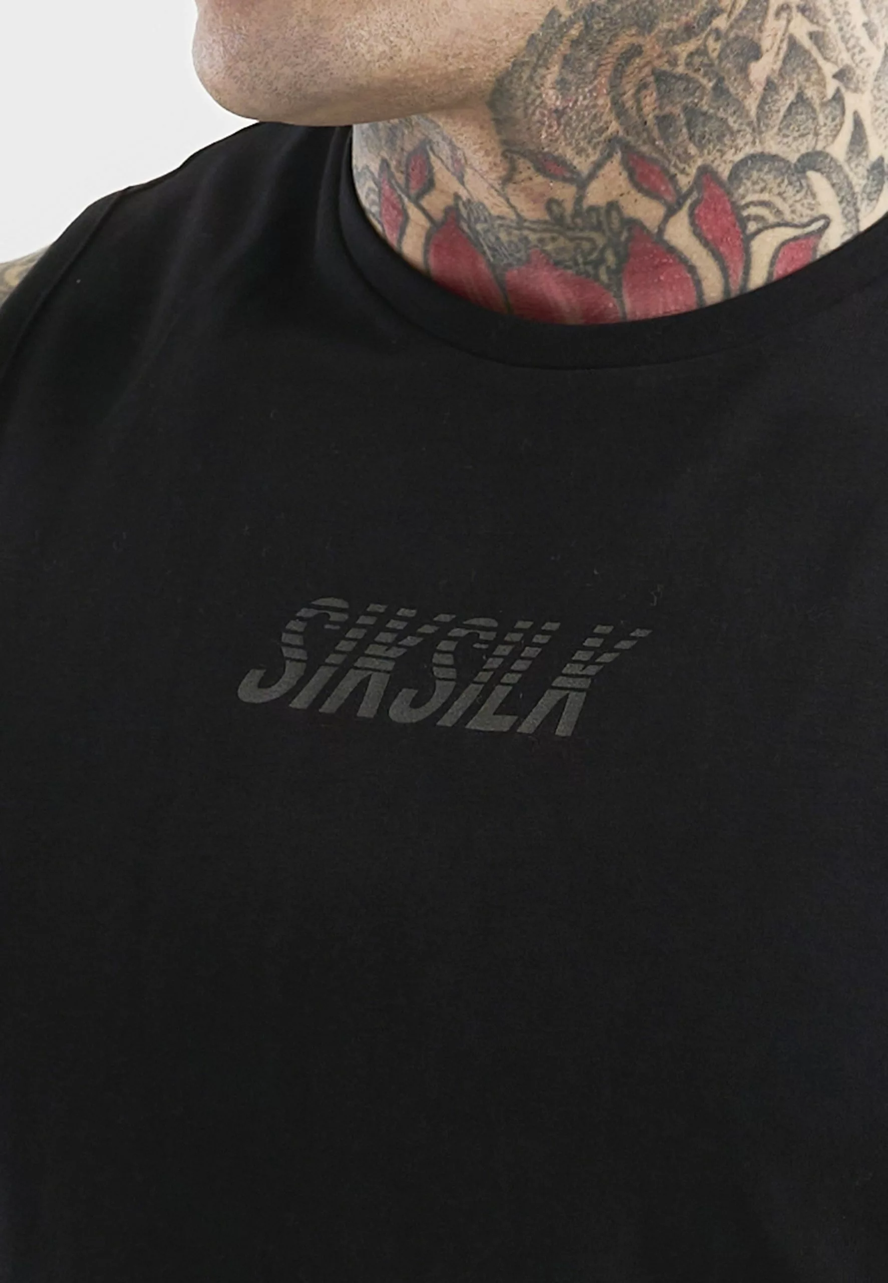 SikSilk Tank - Top - Black 7 SikSilk Tank - Top - Black - Afbeelding 5
