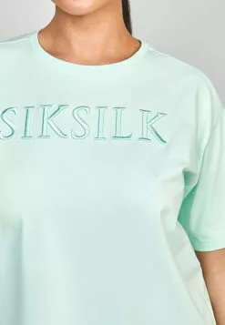 SikSilk Embroidered Boyfriend- T-Shirt Print - Mint 9 SikSilk Embroidered Boyfriend- T-Shirt Print - Mint -Outlet SikSilk Winkel 0b1f35f706184a668371b5b9666e0c96