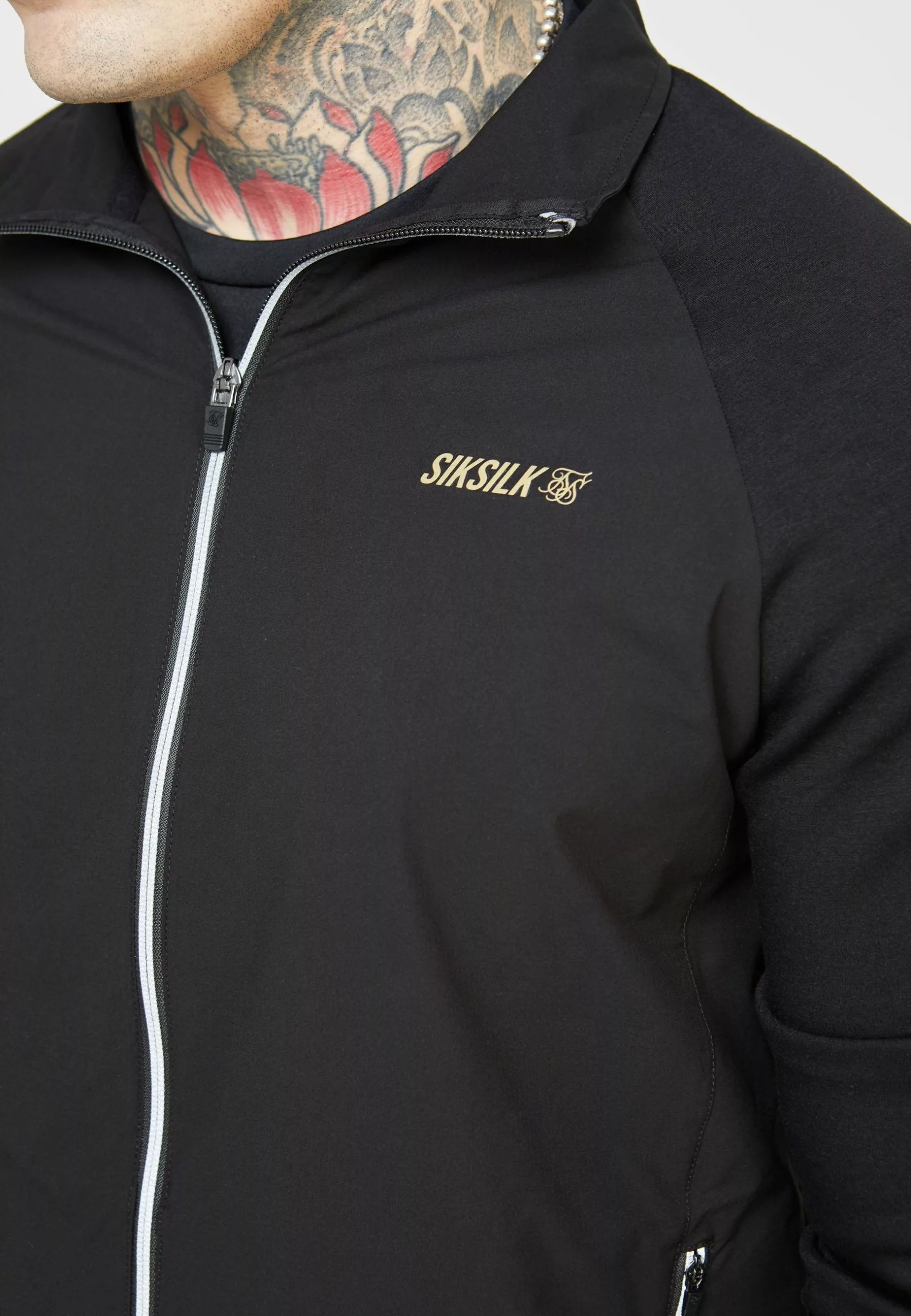 SikSilk Inject - Sweater Met Rits - Black 7 SikSilk Inject - Sweater Met Rits - Black - Afbeelding 5