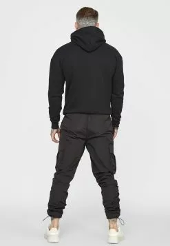 SikSilk Applique Hoodie - Hoodie - Black -Outlet SikSilk Winkel 0c43202467a741f49b1bd40b56e85e73