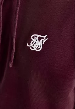 SikSilk Core Overhead Hoodie - Hoodie - Burgundy -Outlet SikSilk Winkel 0ce4fe7445aa4d18affecdbee438c530