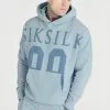 SikSilk Overhead Hoodie - Sweater - Blue 1 SikSilk Overhead Hoodie - Sweater - Blue -Outlet SikSilk Winkel 0db09384cf184b2d9e8267146e095d05