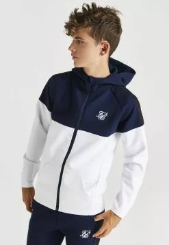 SikSilk Taped Colourblock - Trainingspak - NavyWhite -Outlet SikSilk Winkel 0dcc0a71b5124c0d8ec89f59edecf15f