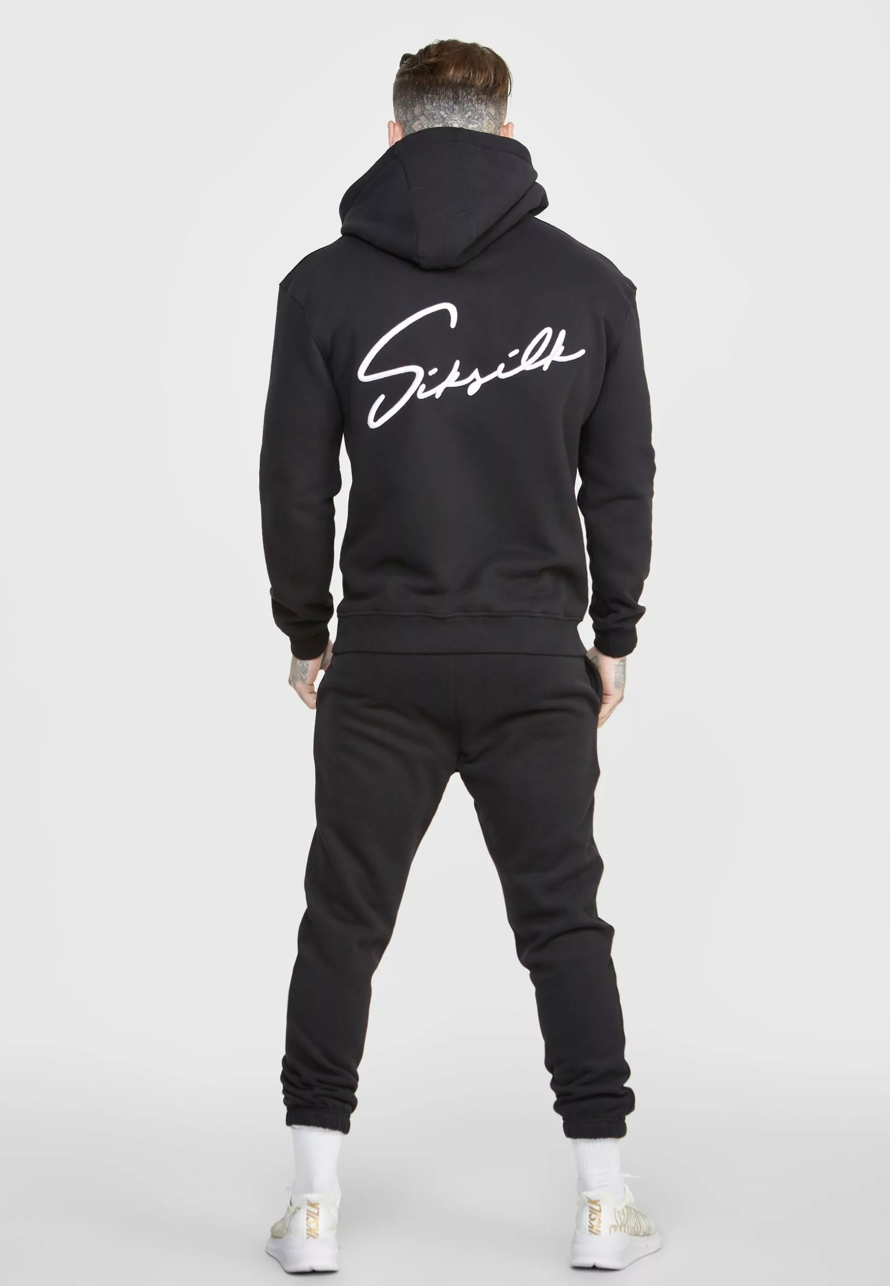 SikSilk Script Embroidery - Trainingsbroek - Black 7 SikSilk Script Embroidery - Trainingsbroek - Black - Afbeelding 5