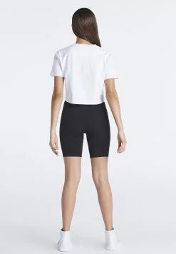 SikSilk Signature Crop Tee - T-Shirt Print - White -Outlet SikSilk Winkel 0f2d25b1f21f484ba9ec6c312aa0a92c