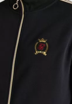 SikSilk Deluxe Crest - Sweater Met Rits - Black 11 SikSilk Deluxe Crest - Sweater Met Rits - Black -Outlet SikSilk Winkel 10780d7b6e884536bb069d94ce29c23b