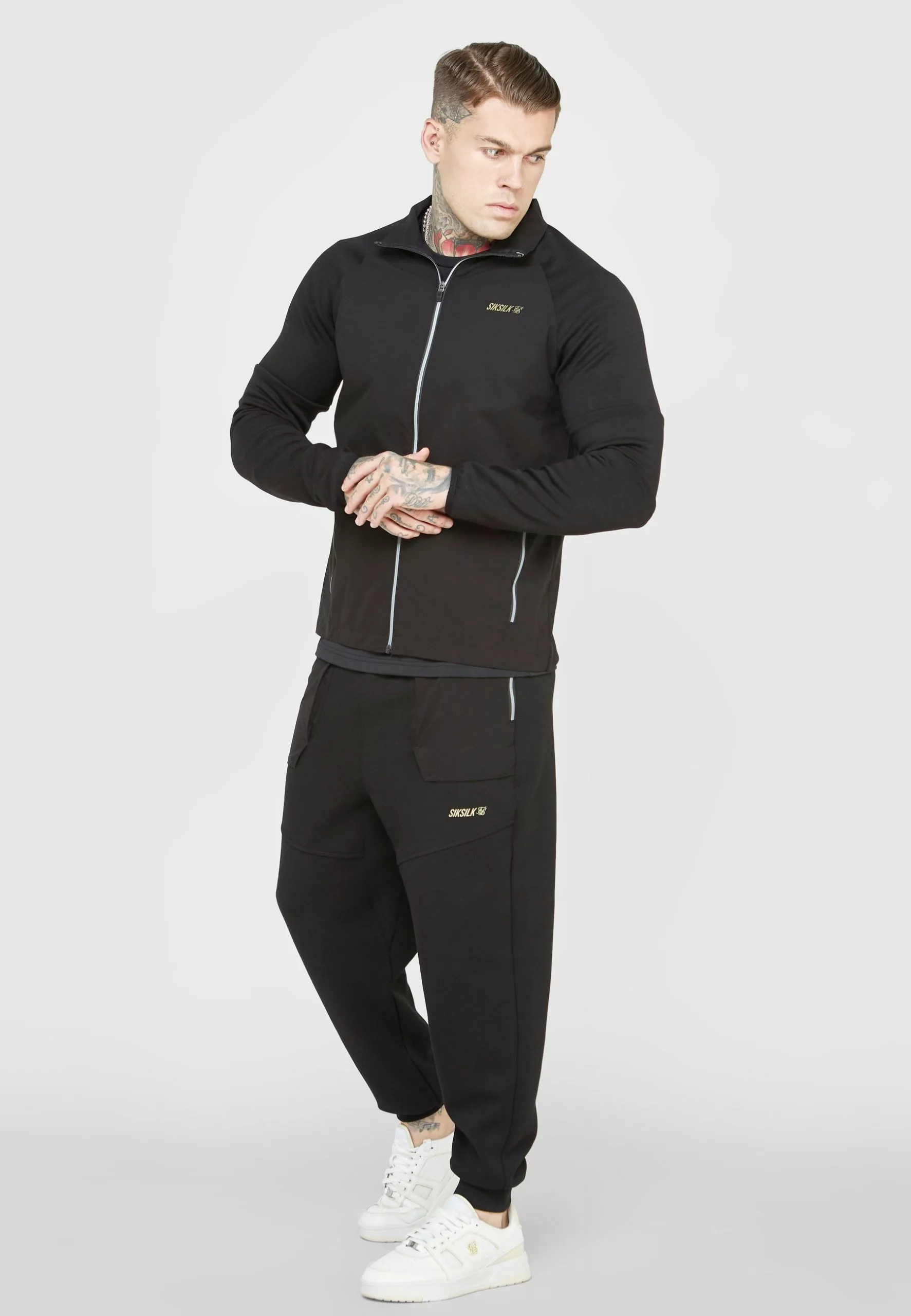 SikSilk Inject - Sweater Met Rits - Black 4 SikSilk Inject - Sweater Met Rits - Black - Afbeelding 2