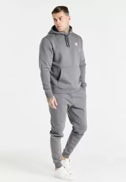 SikSilk Essential - Hoodie - Grey -Outlet SikSilk Winkel 112c4a64113346088c610eb99b1173aa