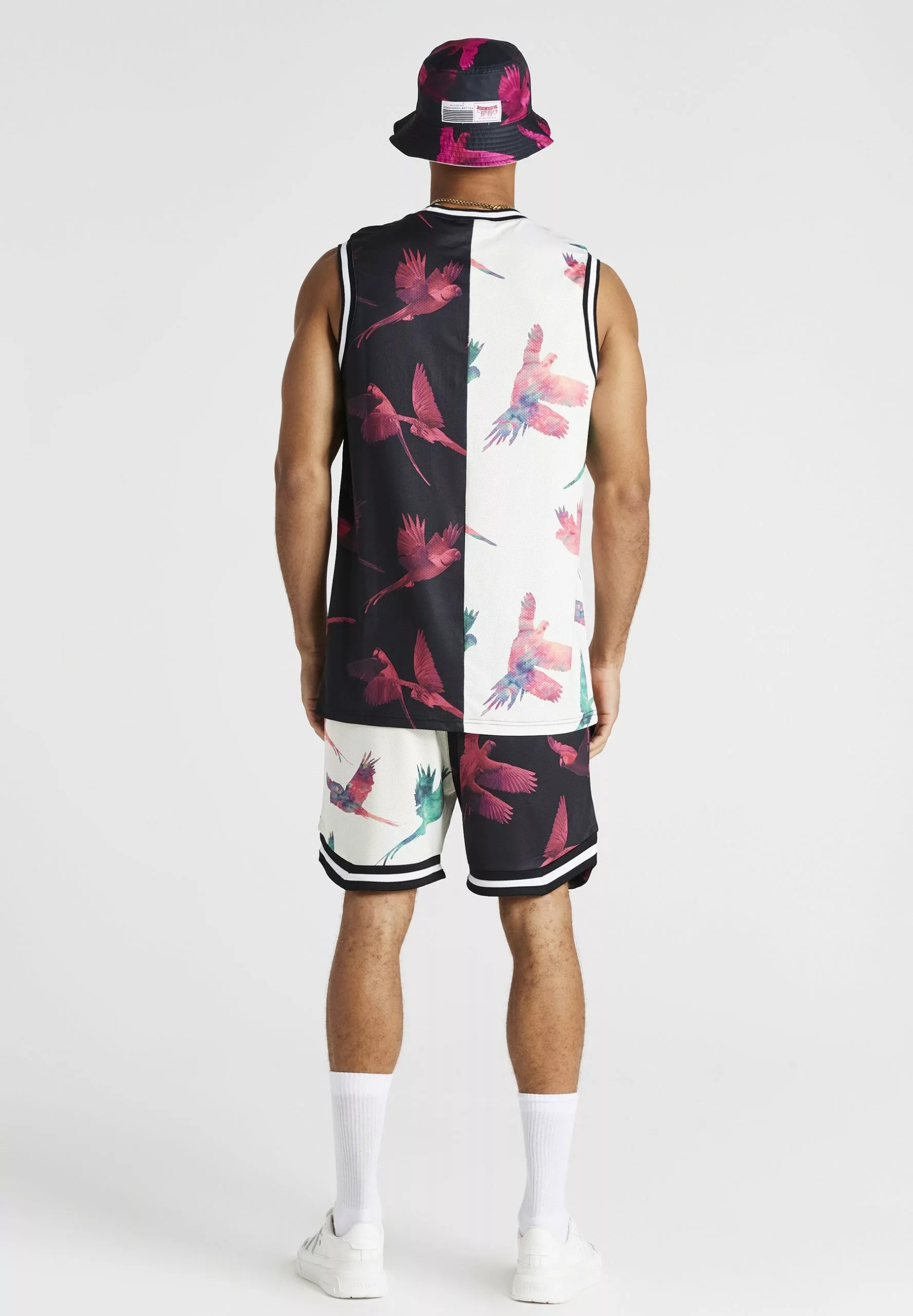 SikSilk Exotic- Top - Ecru /Black 5 SikSilk Exotic- Top - Ecru /Black - Afbeelding 3