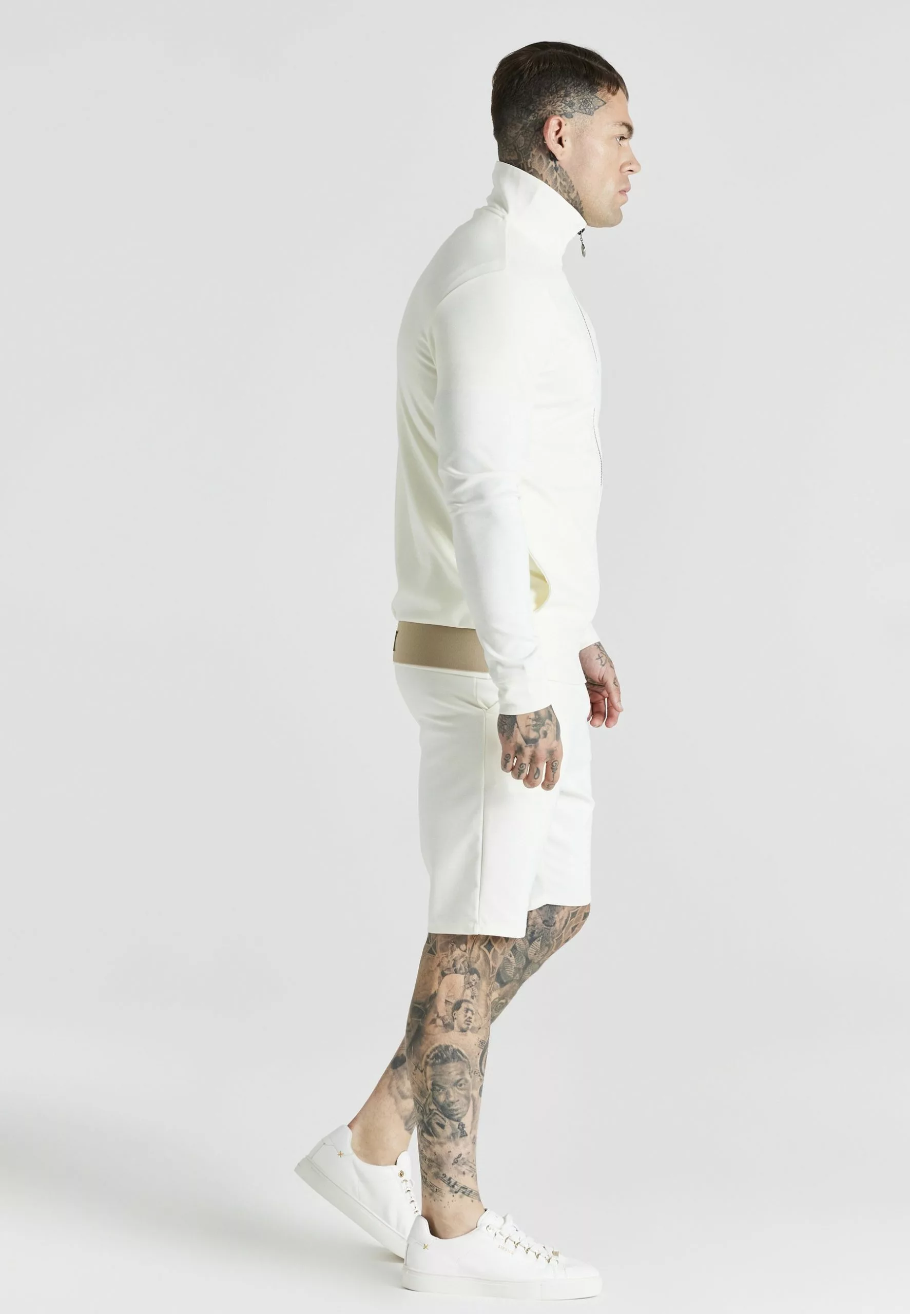 SikSilk Sweater Met Rits - Ecru 6 SikSilk Sweater Met Rits - Ecru - Afbeelding 4