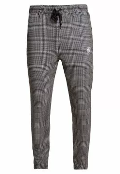 SikSilk Smart Jogger Pant - Broek - Beige Dogtooth -Outlet SikSilk Winkel 14c3e51ca918429f9a13383179b36962