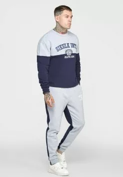 SikSilk Cut And Sew - Sweater - Navy -Outlet SikSilk Winkel 173722a1772b4d3abab689b6cf2e5a73