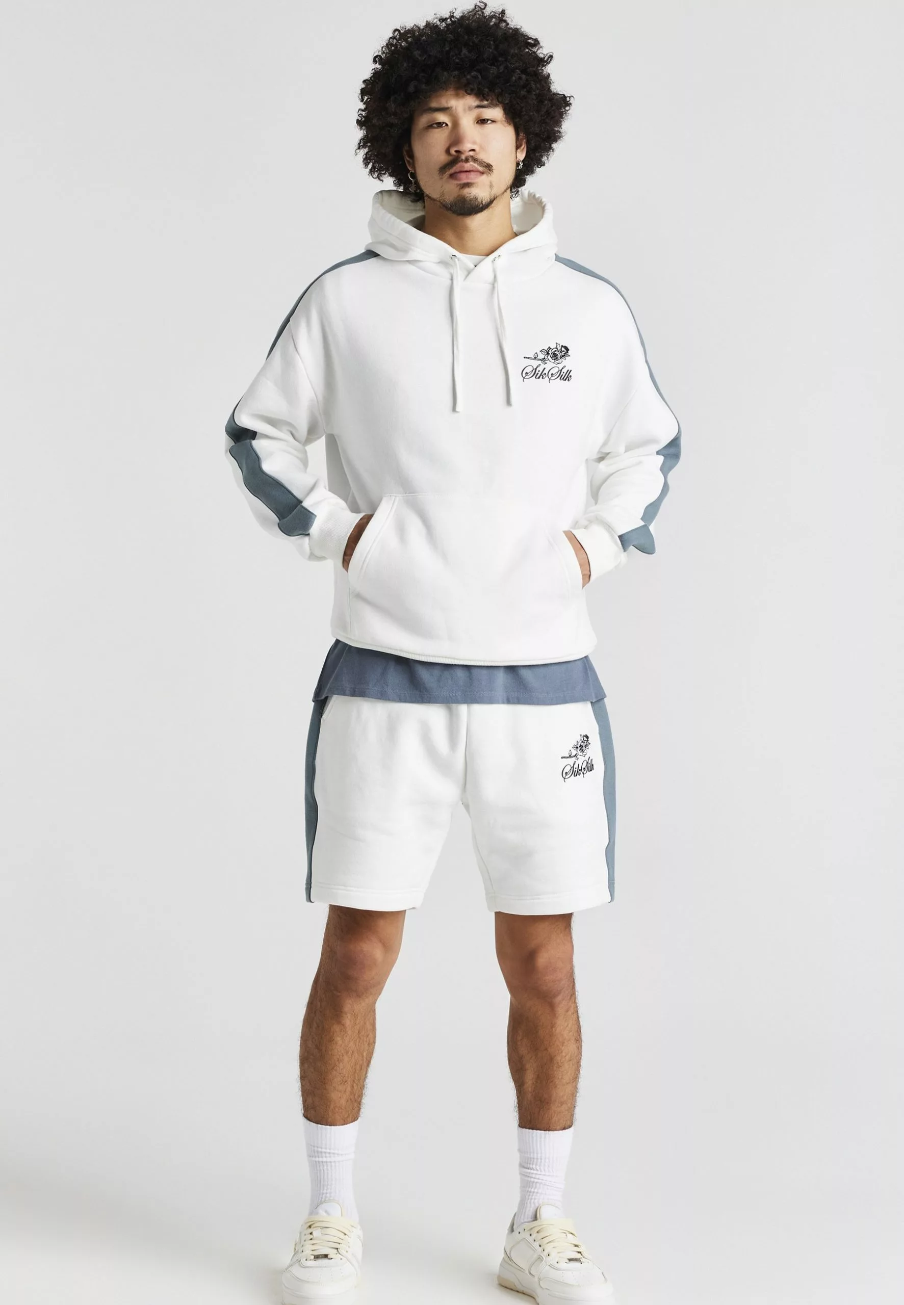 SikSilk Rose Oversized - Sweater - White 4 SikSilk Rose Oversized - Sweater - White - Afbeelding 2