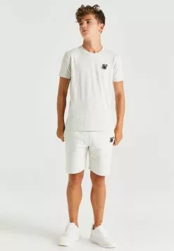 Siksilk Fleece Shorts - Shorts - Snow Marl