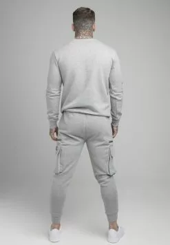 SikSilk Sweater - Grey Marl -Outlet SikSilk Winkel 19aaff9fc1ed42a698224e9a67bbeb40