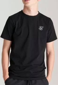 SikSilk Division - T-Shirt Basic - Black -Outlet SikSilk Winkel 1b2a820a7a114ecb86d27c251008dff8