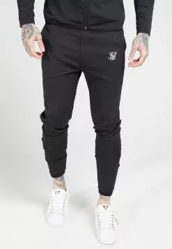 SikSilk Creased Pants - Trainingsbroek - Black