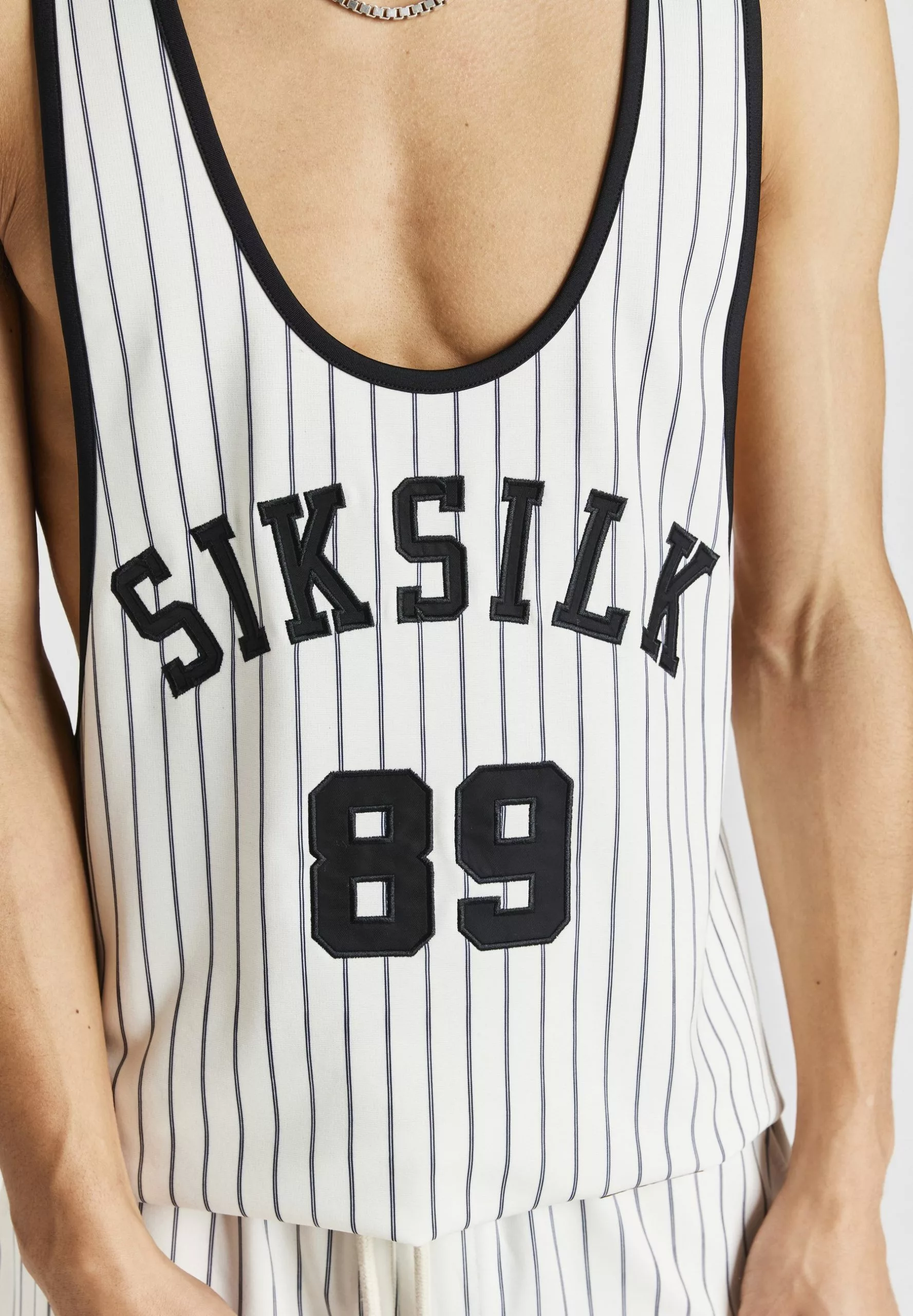 SikSilk Anniversary Racer- Top - Ecru 7 SikSilk Anniversary Racer- Top - Ecru - Afbeelding 5