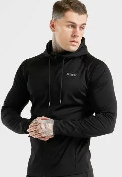 SikSilk Zonal- Sweater Met Rits - Black -Outlet SikSilk Winkel 1fa898a8727e433e8e7276a1802d5d85