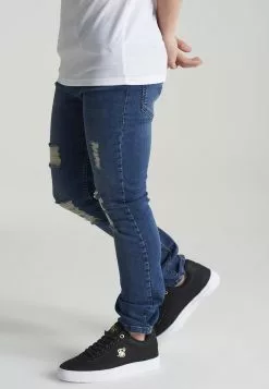 SikSilk Distressed - Jeans Skinny Fit - Blue 10 SikSilk Distressed - Jeans Skinny Fit - Blue -Outlet SikSilk Winkel 1fd9a74ae7d649cb9a6f44ed2eb6f91d