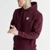 SikSilk Core Overhead Hoodie - Hoodie - Burgundy -Outlet SikSilk Winkel 21758882b2f94f1491ea2c053b00a4f3