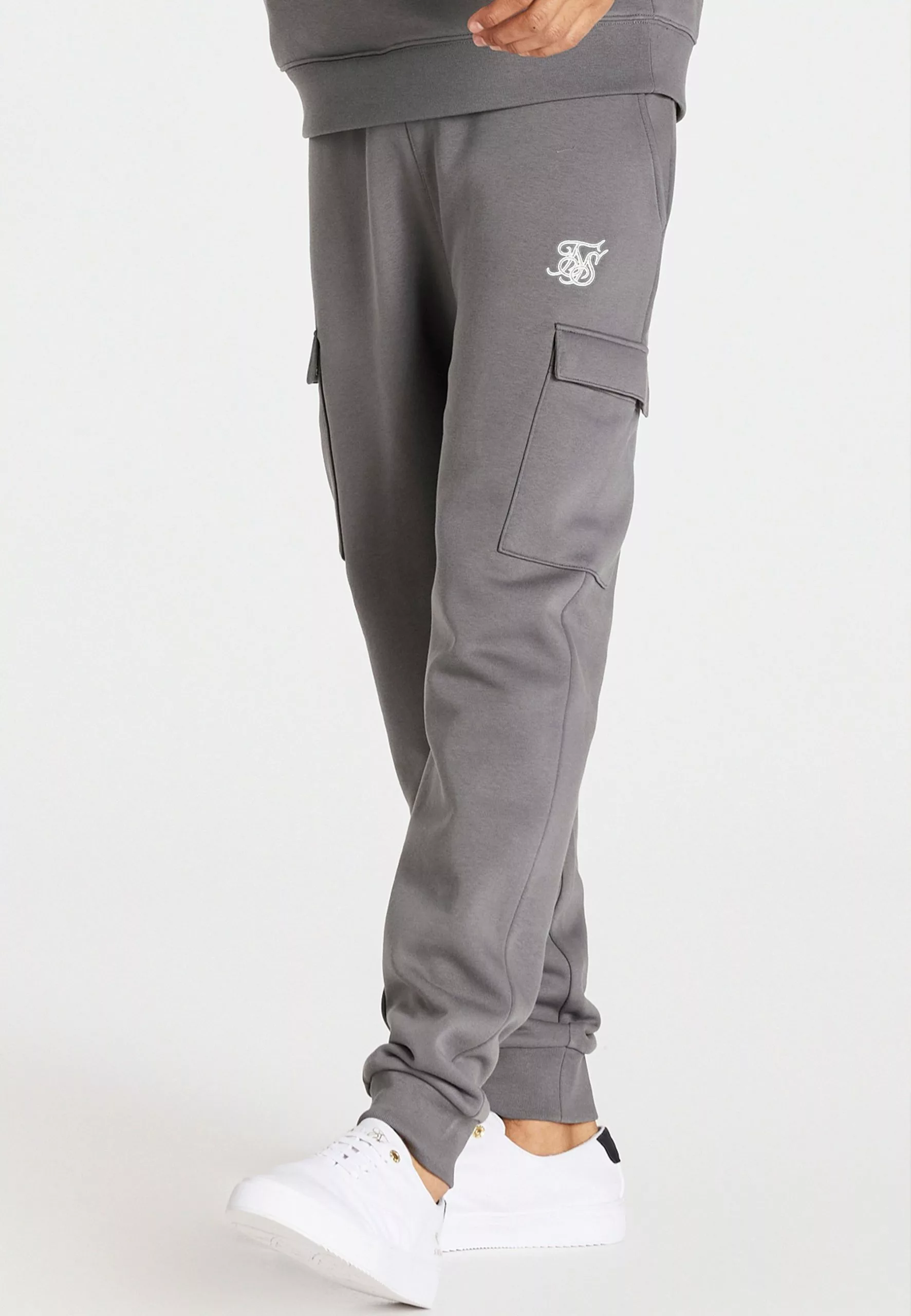 SikSilk Jogger - Cargobroek - Grey 4 SikSilk Jogger - Cargobroek - Grey - Afbeelding 2