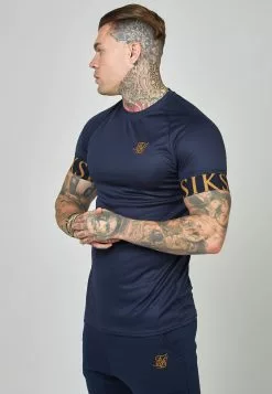SikSilk Short Sleeve Dynamic Tech - T-Shirt Print - Navy 11 SikSilk Short Sleeve Dynamic Tech - T-Shirt Print - Navy -Outlet SikSilk Winkel 230eb1f2a58d4524a1d8c7267b1bbd0e