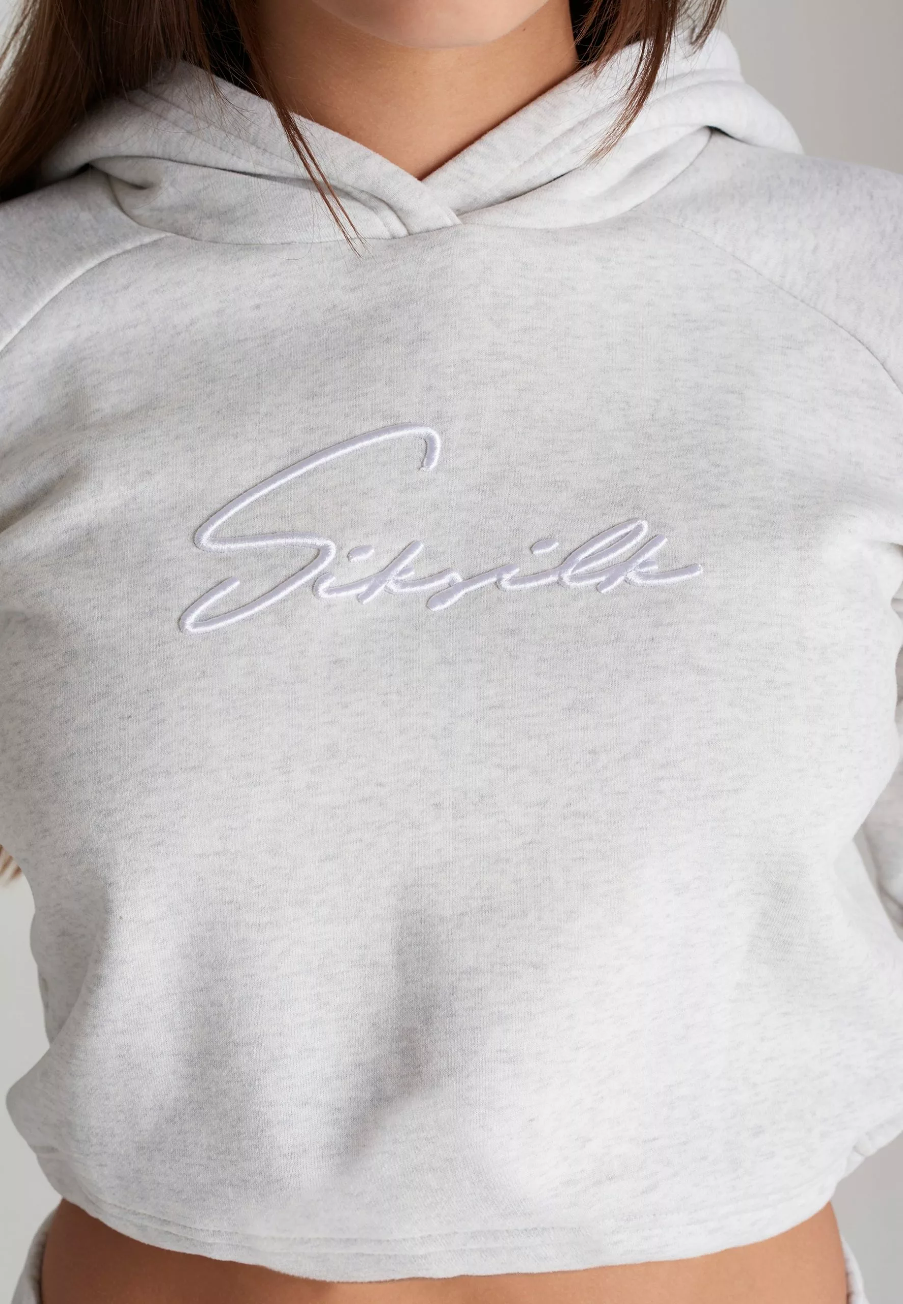 SikSilk Hoodie - Grey Marl 7 SikSilk Hoodie - Grey Marl - Afbeelding 5