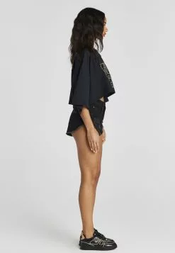 SikSilk Retro Football- Longsleeve - Black -Outlet SikSilk Winkel 25364182c1ec4485af5ad0cc1a5e7823