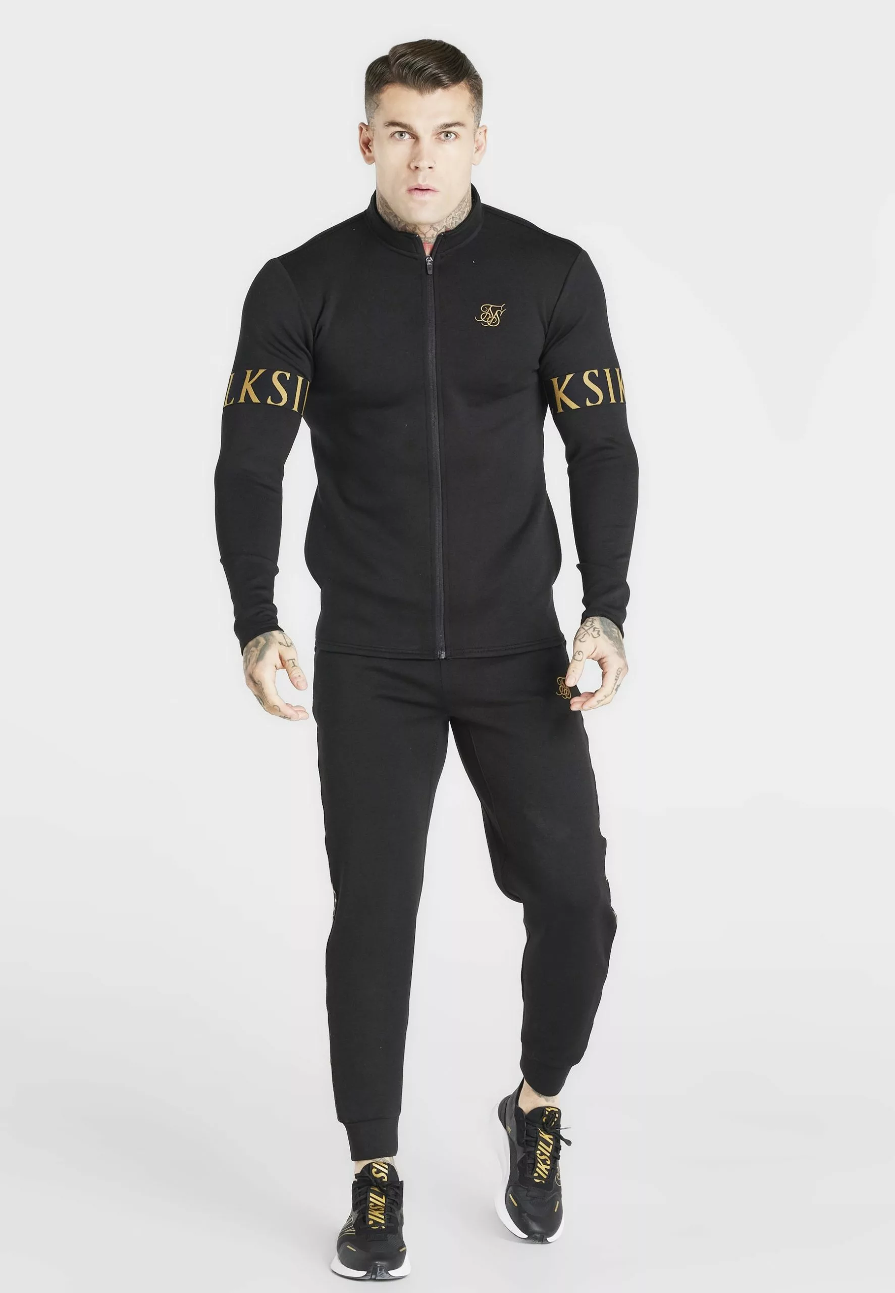 SikSilk Dynamic - Sweater Met Rits - Black 4 SikSilk Dynamic - Sweater Met Rits - Black - Afbeelding 2