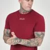 SikSilk Embossed Logo Oversized- T-Shirt Basic - Burgundy 1 SikSilk Embossed Logo Oversized- T-Shirt Basic - Burgundy -Outlet SikSilk Winkel 25f63fcfec3a44c6bdf72199ba796ccc