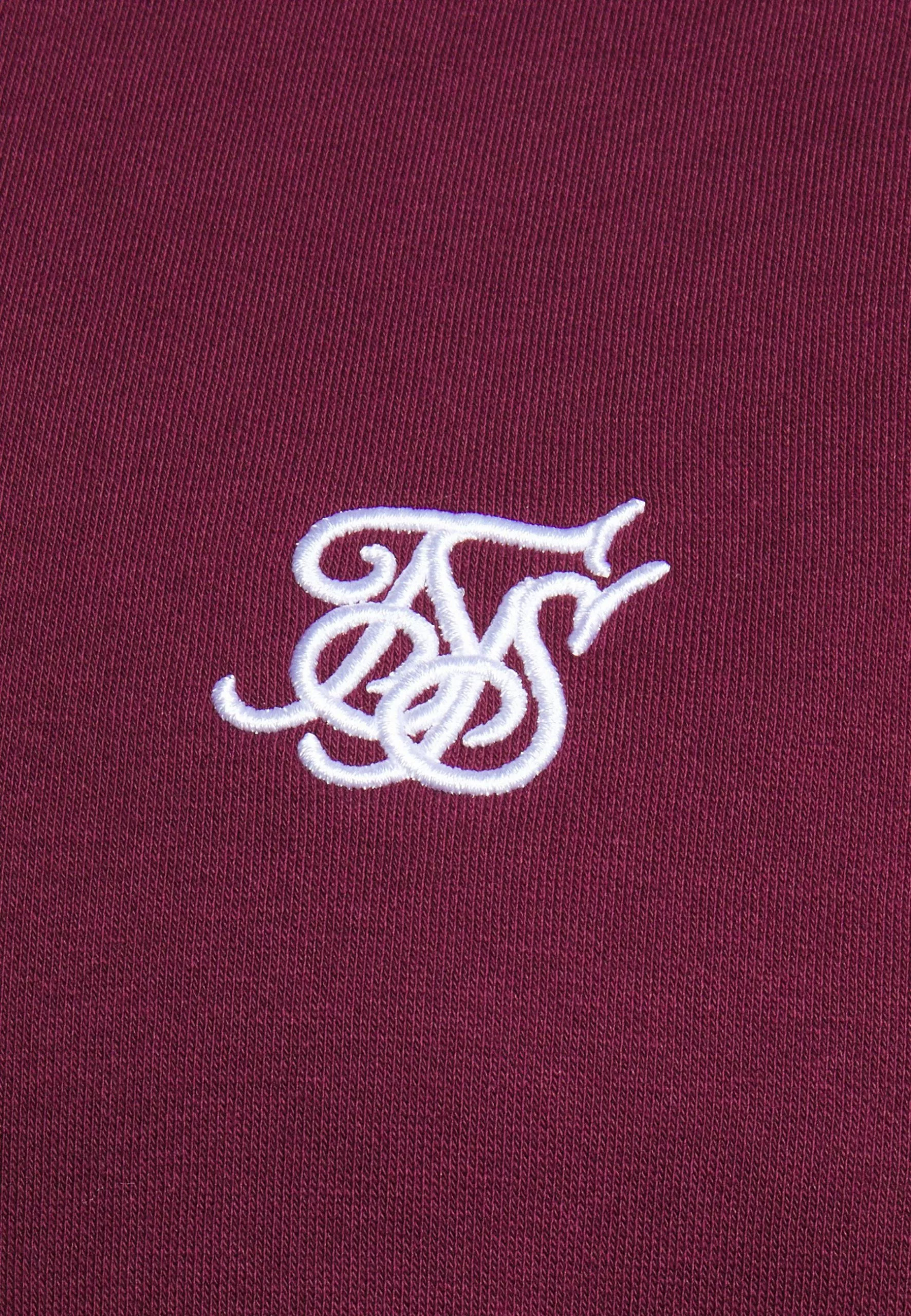 SikSilk Extended Core Overhead Hoodie - Sweater - Burgundy 5 SikSilk Extended Core Overhead Hoodie - Sweater - Burgundy - Afbeelding 3