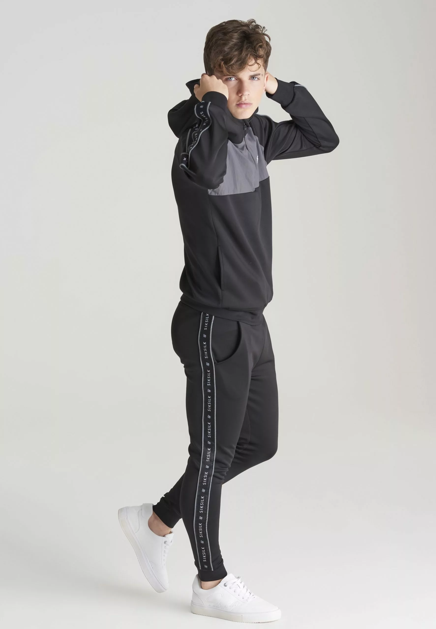 SikSilk Fusion - Hoodie - Black 7 SikSilk Fusion - Hoodie - Black - Afbeelding 5