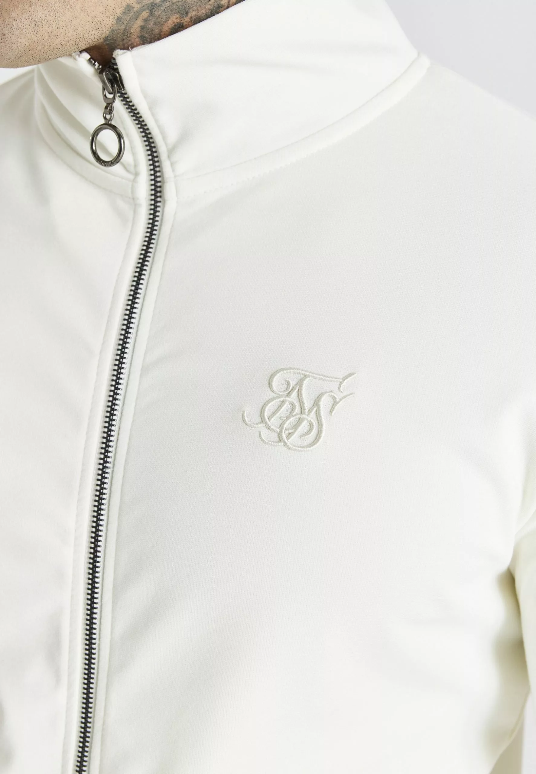 SikSilk Sweater Met Rits - Ecru 7 SikSilk Sweater Met Rits - Ecru - Afbeelding 5