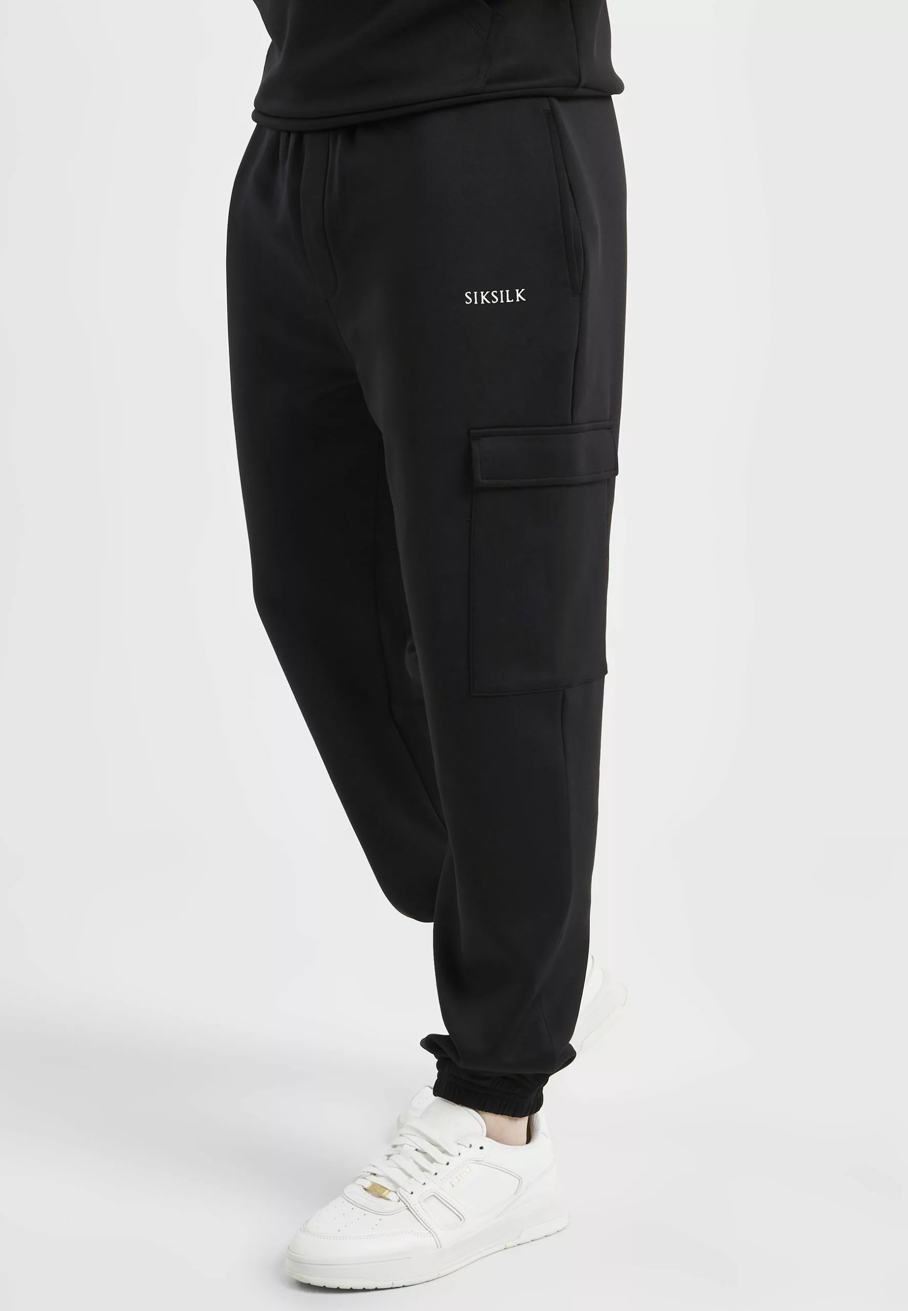 SikSilk Cargobroek - Black 5 SikSilk Cargobroek - Black - Afbeelding 3