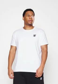 SikSilk Extended Gym Tee - T-Shirt Basic - White