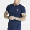SikSilk Gym Tee - T-Shirt Basic - Navy 2 SikSilk Gym Tee - T-Shirt Basic - Navy -Outlet SikSilk Winkel 2ccd3f2f48d74b338ac616b6e901e0c9
