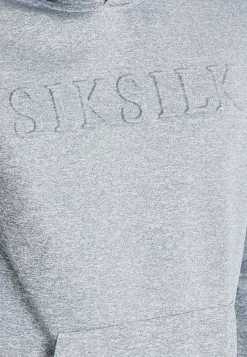SikSilk Emboss- Hoodie - Grey 11 SikSilk Emboss- Hoodie - Grey -Outlet SikSilk Winkel 2ea67b3221074642b5cd6000e5f74b0b
