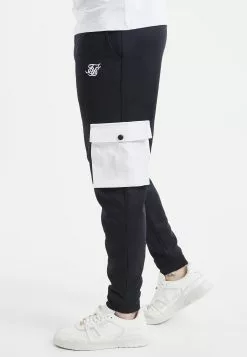 SikSilk Casual Knitted Cargo - Cargobroek - Navy -Outlet SikSilk Winkel 314c809ba7af427e929e41ca1a883b66